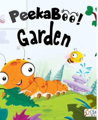 Peekaboo - Garden Board Book with Pictures for Kids