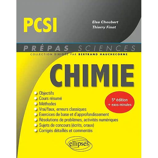 Chimie PCSI