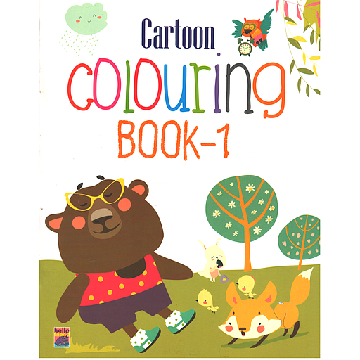 CARTOON COLOURING BOOK-1