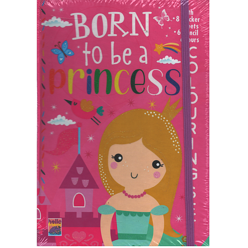 BORN TO BE A PRINCESS COLOURING SET