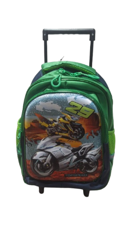 Cartable Trolley 3D roues en gomme