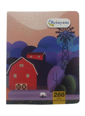 Cahier Broche REINYOM -17*22 - 288p - Seyes