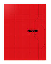 Cahier Pique Rouge Poylpro 24*32 Seyes 70Grs
