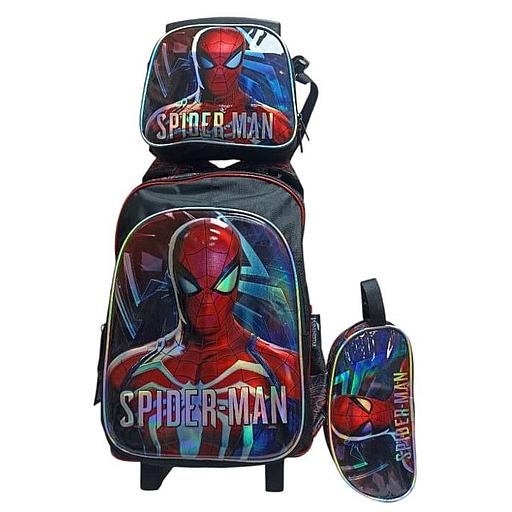 CARTABLE A ROULETTE 16" 3 PIECES JASMINESTAR SPIDERMAN
