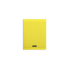 CAHIER 192P 21*29.7 POLY PIQUE SEYES 90G JAUNE