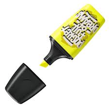 Surligneur pointe large - STABILO - Jaune - BOSS MINI by Snooze One