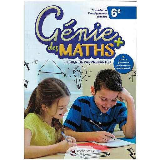 PACK -Génie des Maths + Plus 6ème - Fichier de l'apprenant(e) + (Mon cahier de préparation à l'examen normalisé mathématiques