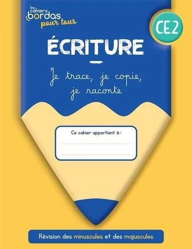Cahier d'écriture CE2