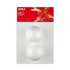 Sachet 2 Boules Polystyrène D70MM