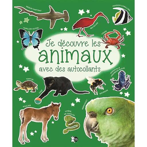 Je découvre les animaux avec des autocollants