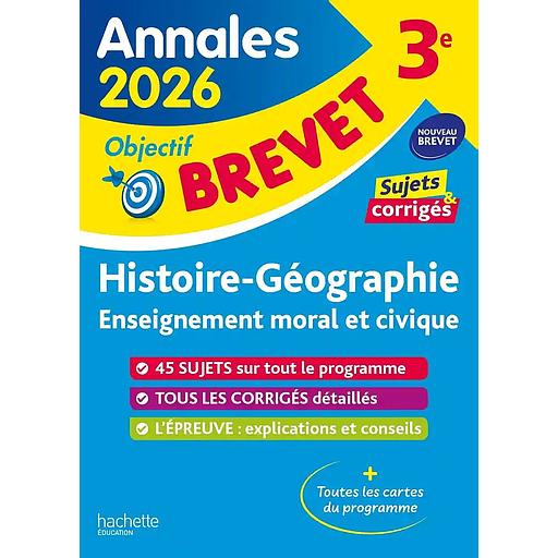 Histoire-Géographie, Enseignement moral et civique