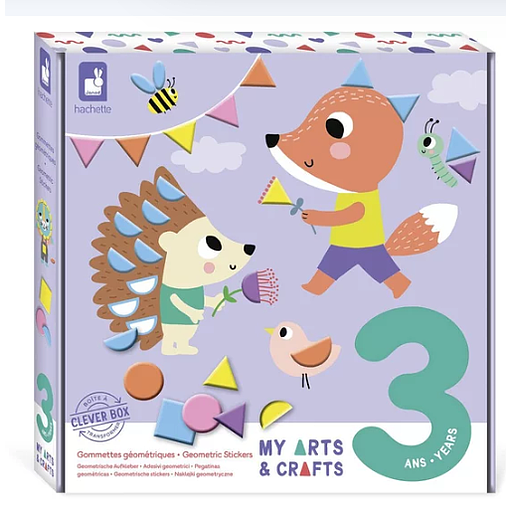 Gommettes géométriques - Art &amp; Craft 3 ans