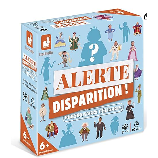 ALERTE DISPARITION ! PERSONNAGES CELEBRES