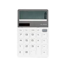 Calculatrice de Bureau Deli Blanc