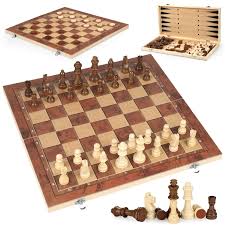Chess and Checkers and Backgammon 3-in-1