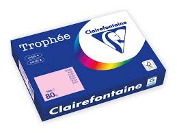 Paquet de 500 feuilles Clairefontaine A4 80g Rose