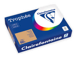 Paquet de 500 feuilles Clairefontaine A4 80g Caramel