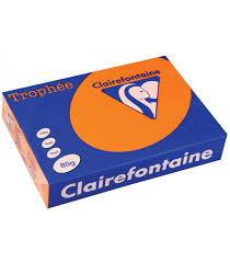 Paquet de 500 feuilles Clairefontaine A4 80g Orange