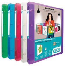 Classeur Transparent A4 Classeur Oxford Polyvision A4 - Dos 30mm - 4 Anneaux