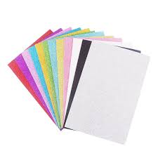 Paquet de 10 Feuilles de Papier Mousse - 32*24 - Pailleté