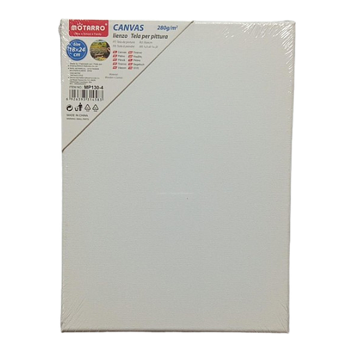 Toile 18*24 CM pour Peinture 280 GRS