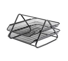 Panier à Courrier 2 étages en Métal
