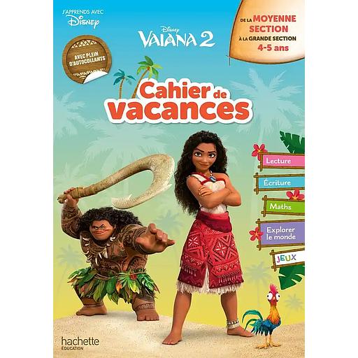 Cahier de vacances Vaiana 2