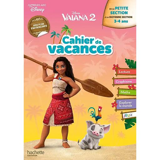 Cahier de vacances Vaiana 2