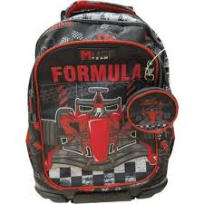 Cartable a Roulette scolaire Must Formula Noir