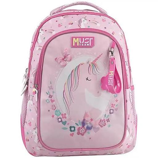 Sac à dos scolaire Must Team – 3 compartiments Pink Unicorn