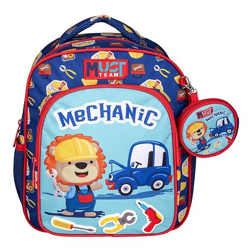 Sac à dos maternelle Must Team, modèle Mechanic, avec 2 compartiments