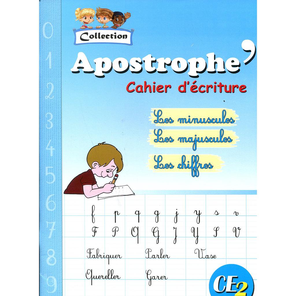 Collection Apostrophe Cahier d'écriture CE2