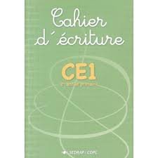 Cahier d'écriture CE1 - Sedrap