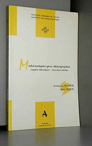 Mathématiques pour démographes