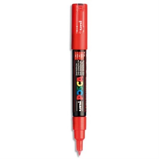 [PC-1M] Marqueur Posca Pointe Extra fine Rouge