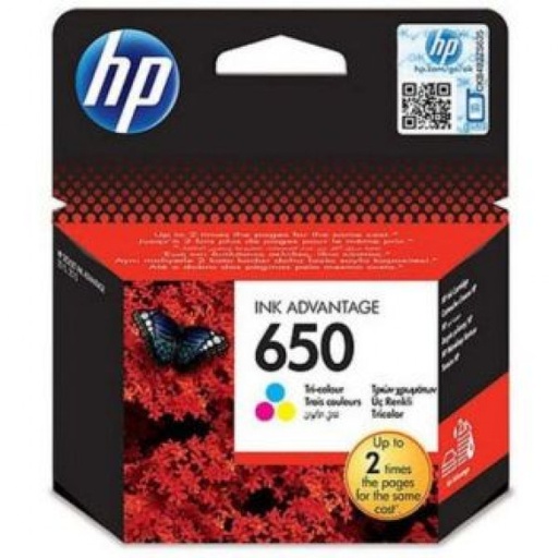 Cartouche pour imprimante HP Origine 650 Couleur