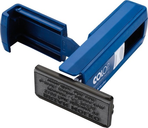 Cachet 14X38 Bleu