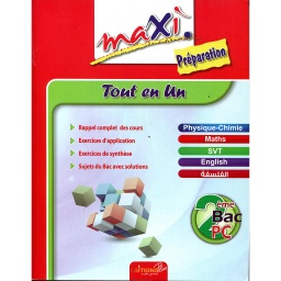 Maxi préparation tout en un 2ème Bac Science physique