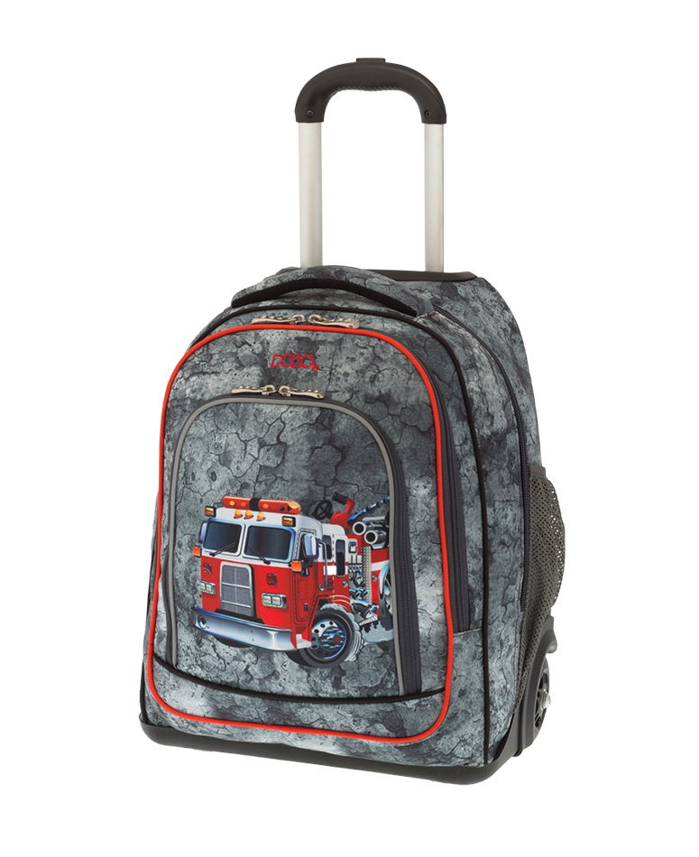 Cartable à roulette Pompier