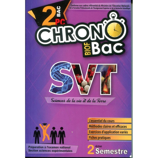 Chrono bac SVT 2 semèstre 2Bac science physique