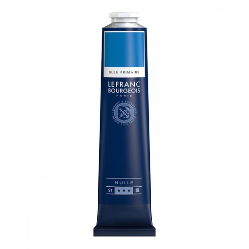 Peinture à l'huile Lefranc & Bourgeois Fine  - 150ml - Bleu primaire - Unité
