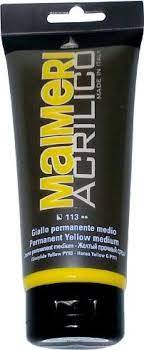 [116] Peinture Acrylique 200 ml Jaune Primaire