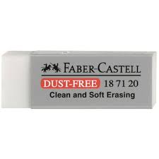 [187120] Gomme Sans Poussière Taille 20 Faber Castell  Blanche