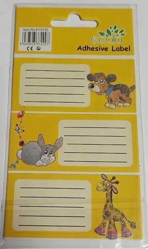 Etiquette scolaire H-Tone 