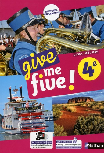 [NAT178093] Give me five! Anglais 4e SB