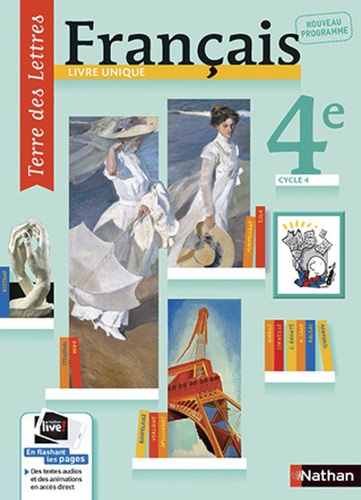 [NAT171758] Terre des Lettres Français 4ème - Manuel 2017