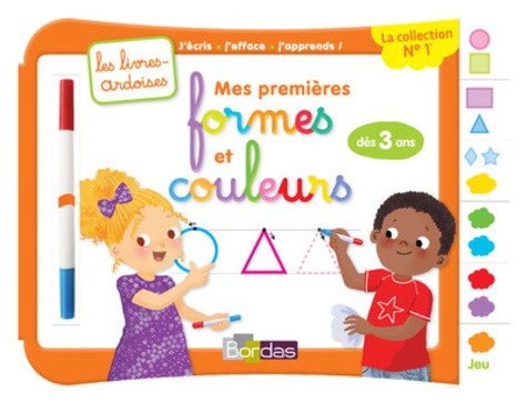 Mes premières formes et couleurs  - Avec 1 feutre effaçable 2 couleurs