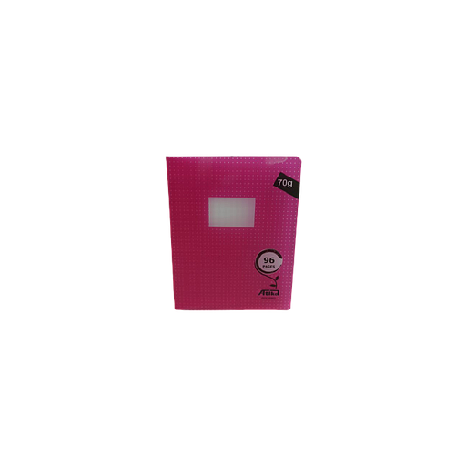 [EZ18028] Cahier Piqué Séyès Polypro 96P 17 x 22 70G Rose