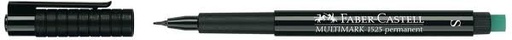 [1523] Marqueur Permanent Faber-Castell Noir Pointe Fine S 1523