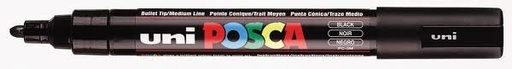 [PC-5M] Marqueur Posca Noir Pointe Conique Moyenne